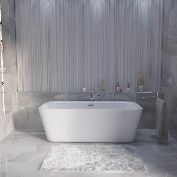 Ванна акриловая Grossman Cristal GR-2023, 170 x 80 см, белая - фото 3