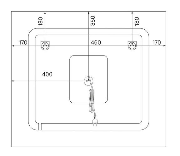 Зеркало с подсветкой IDDIS Zodiac 80 см прямоугольное index_1 - фото 10
