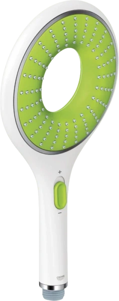 Душевая лейка, белая луна/зеленый, Grohe Rainshower Icon 27276LS0 - фото 2