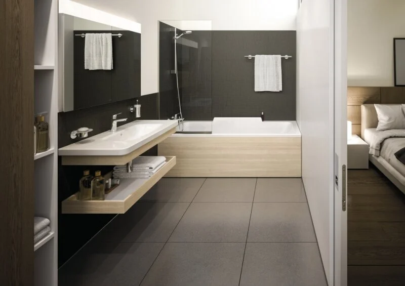 Душевой гарнитур Hansgrohe Croma Select E белый/хром - фото 4