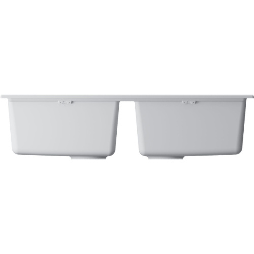 Мойка для кухни Omoikiri Kitagawa 86-2-WH 86 см белая, керамические - фото 3