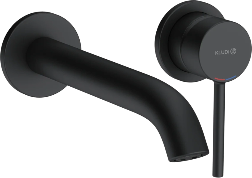 Смеситель для раковины Kludi Bozz черный - фото 1