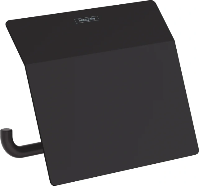 Бумагодержатель Hansgrohe AddStoris черный матовый - фото 1