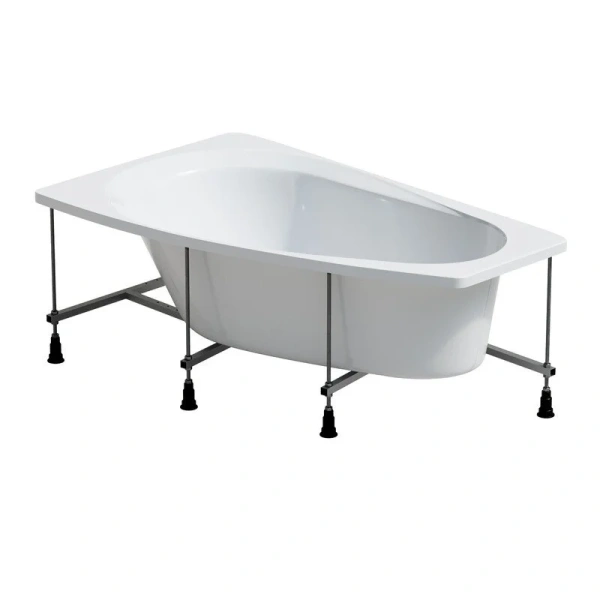 Ванна акриловая Corpa Nera Milano, CN05053WHR/CN05054WHL, 150 х 90 см, правая/левая, цвет белый, белые - фото 7