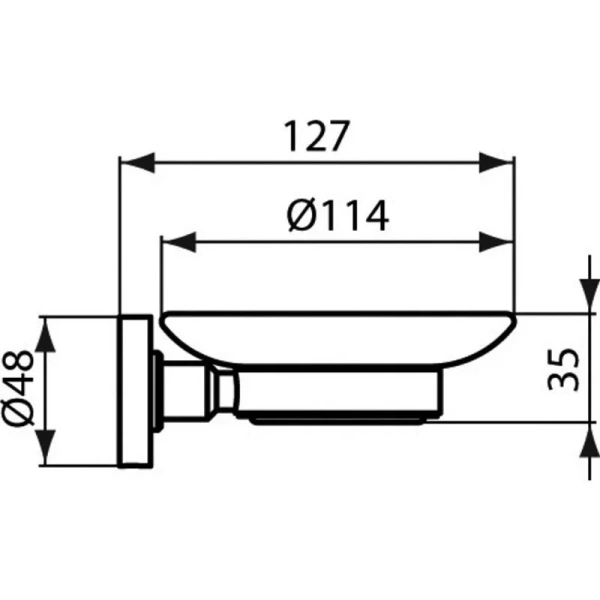 Мыльница Ideal Standard Iom A9122 с держателем - фото 2