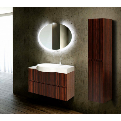 Мебель для ванной La Beaute ALLIER 100, белая, темно-коричневая, черная - фото 7