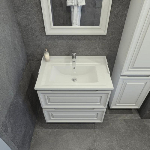 Тумба под раковину подвесная Caprigo Ponza 70 см Bianco - фото 4