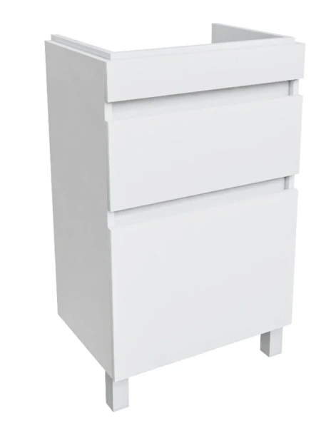 Тумба под раковину напольная IDDIS Zodiac 50 см белая - фото 1