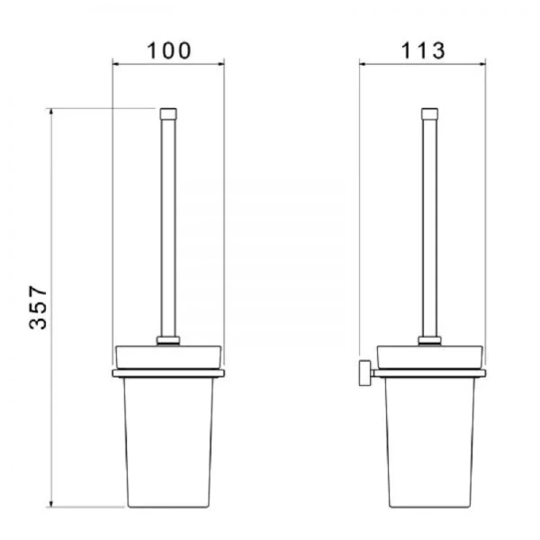 Ершик Timo Torne черный - фото 3