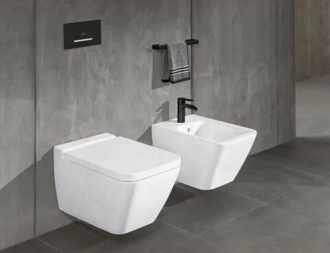 Биде подвесное Villeroy & Boch Finion Alpine White, CeramicPlus - фото 2