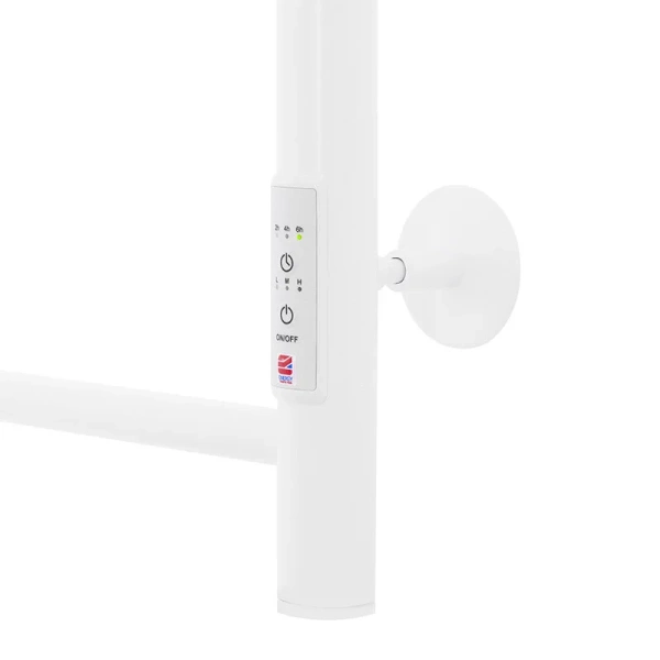 Полотенцесушитель электрический Energy Round 40x60 см белый матовый - фото 4