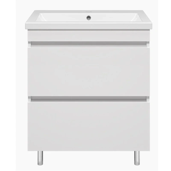 Тумба под раковину напольная Misty Енисей 70 см с 2 ящиками - фото 1