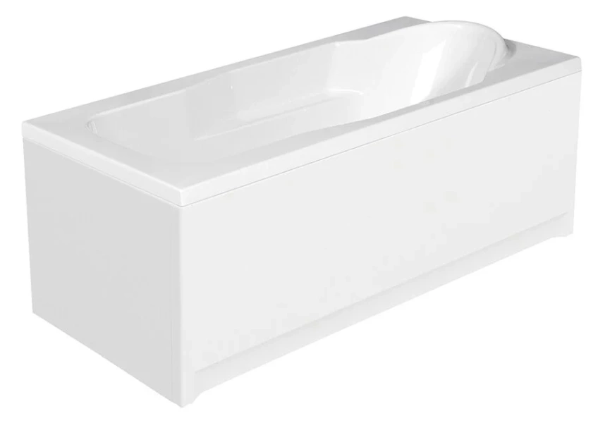 Ванна акриловая Cersanit Santana 63324 160 x 70 см, прямоугольная, белая - фото 4