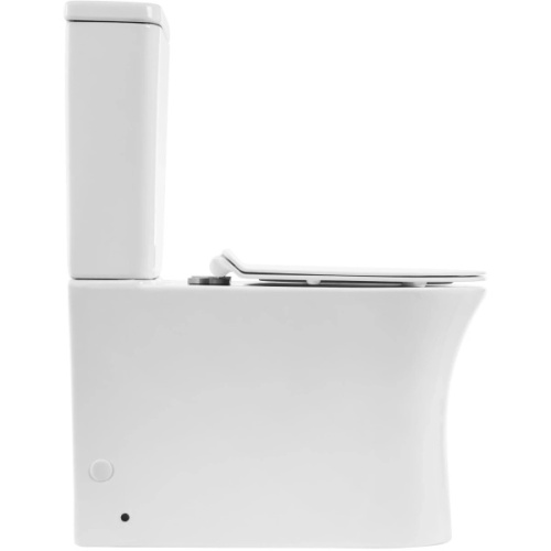 Унитаз компакт Belbagno Ancona BB1224CPR-P безободковый, с бачком - фото 2