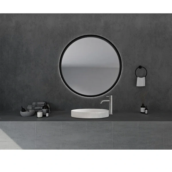 Раковина Abber Stein AS2604 40 см круглая, маленькие, в форме чаши, круглой формы, плоская - фото 5