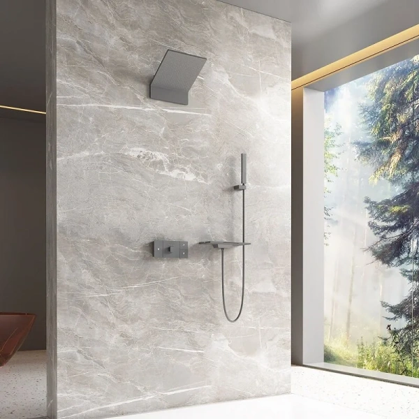 Душевой комплект Vincea Futura вороненая сталь, другие index_1 - фото 8