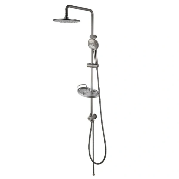 Душевая стойка Lemark Bronx LM3788 c верхней душевой лейкой - фото 4