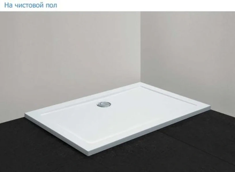Душевой поддон Cezares Tray 180х90 см из стеклокомпозита, белые - фото 5