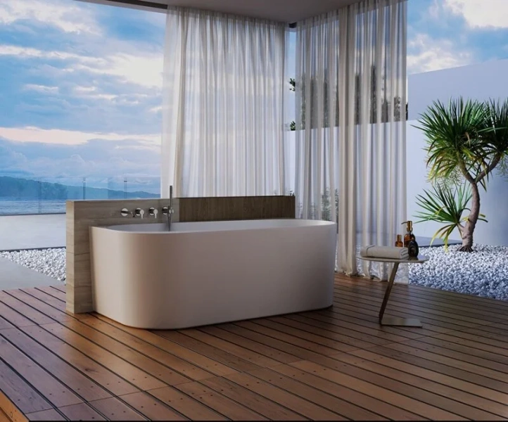 Акриловая ванна Abber 170х78 см полукруглая, 170x80 см - фото 4