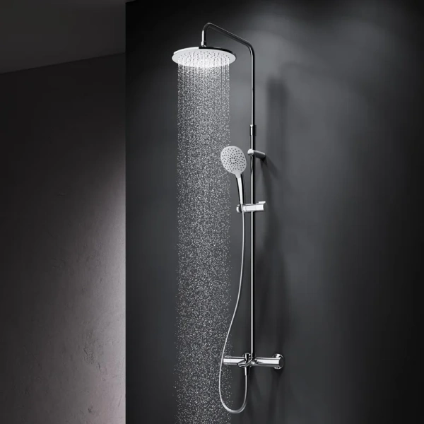 Душевая стойка Am.Pm Spirit 2.0 с термостатом, с изливом - фото 5