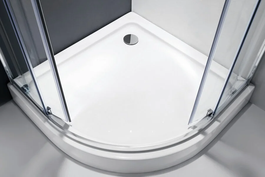 Душевой уголок Cezares Molveno 100х100 см рифленое стекло, хром - фото 4