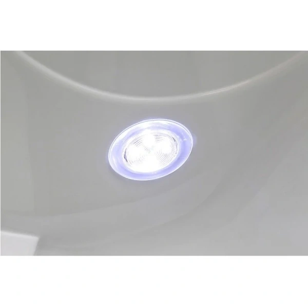 Душевая кабина Erlit Comfort 148x80 см стеклo тонированное, пристенные, с гидромассажем, с ванной, c тропическим душем, с вентиляцией, с крышей, с сиденьем - фото 5