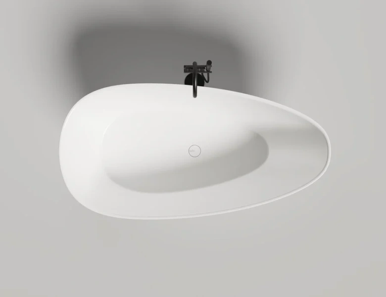 Ванна из искусственного камня Salini Paola 160х80 см отдельностоящая - фото 4