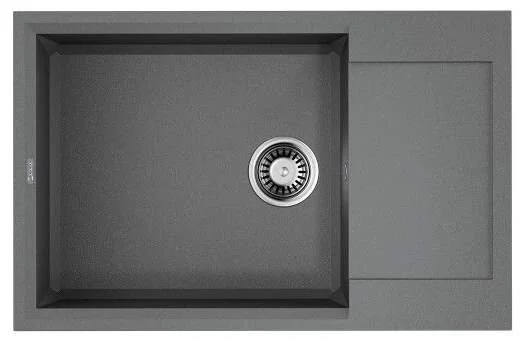 Мойка для кухни Omoikiri Sakaime 78 см 78-LB-GR leningrad grey - фото 1