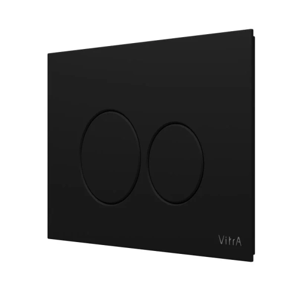 Клавиша смыва VitrA Origin матовая черная, черные - фото 5