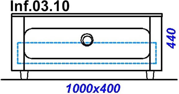 Тумба напольная Aqwella Инфинити 100 см белая, современные, hi-tech - фото 3