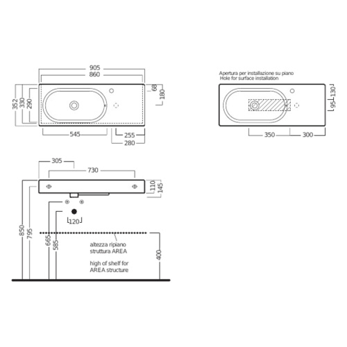 Схема, подвесные, накладные (на столешницу) - фото 5
