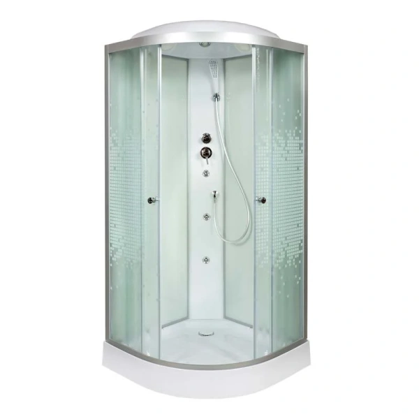 Душевая кабина Deto L 80x80 см с гидромассажем, 80х80 - фото 4