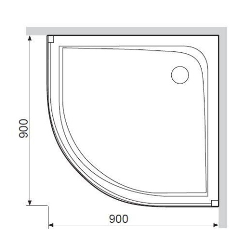 Поддон акриловый AM.PM Like W80T-301-090W - фото 2