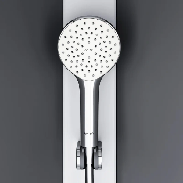 Душевая кабина Am.Pm X-Joy 90х90 см профиль графит, с раздвижными дверьми - фото 6