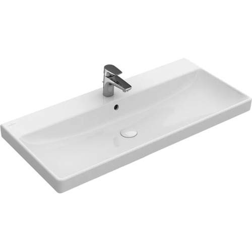 Раковина мебельная Villeroy & Boch Avento 100 см белая - фото 3
