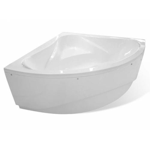 Ванна из литьевого мрамора Эстет Аврора 140x140 см белая глянцевая, без гидромассажа, большие, сидячие - фото 5