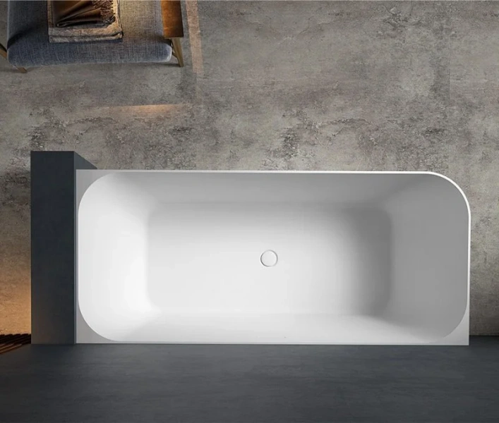 Акриловая ванна Abber 160х75 см левосторонняя, без гидромассажа, большие - фото 6
