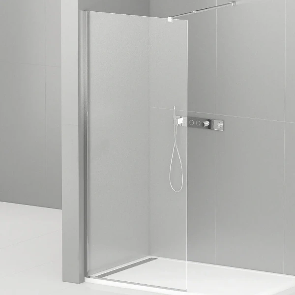 Душевая перегородка Cezares Liberta 130 см профиль хром - фото 1