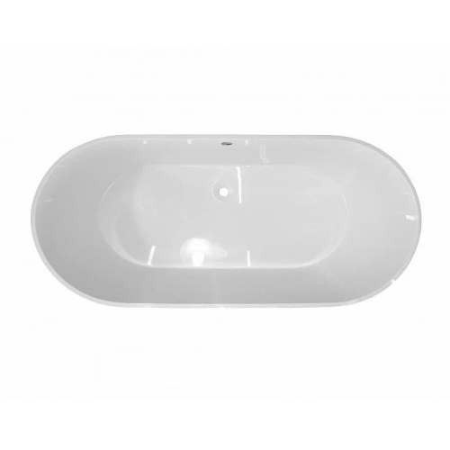 Ванна из литьевого мрамора Эстет Майами 150x75 см белая матовая, без гидромассажа, маленькие - фото 6
