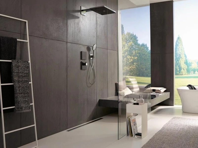 Смеситель для душа Hansgrohe ShowerSelect Highflow хром/черный, для душа - фото 2