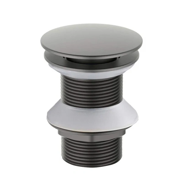 Донный клапан Акватек оружейная сталь - фото 1