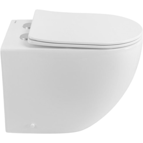 Унитаз напольный BelBagno Sfera-R безободковый - фото 2