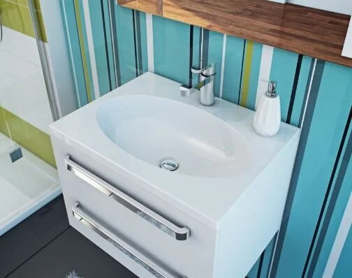 Раковина мебельная Misty Вегас 80 см белая index_2 - фото 5