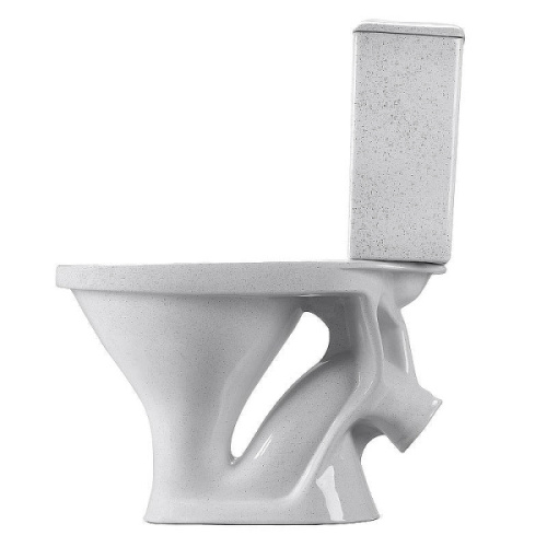 Унитаз компакт Santeri Вест крап на белом - фото 2