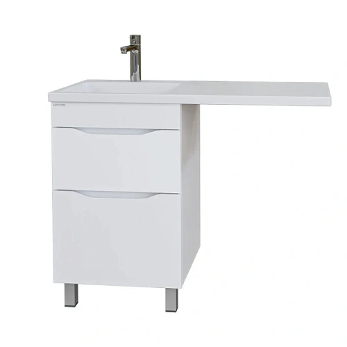 Тумба под раковину напольная Grossman Вилар 50 см белая - фото 1