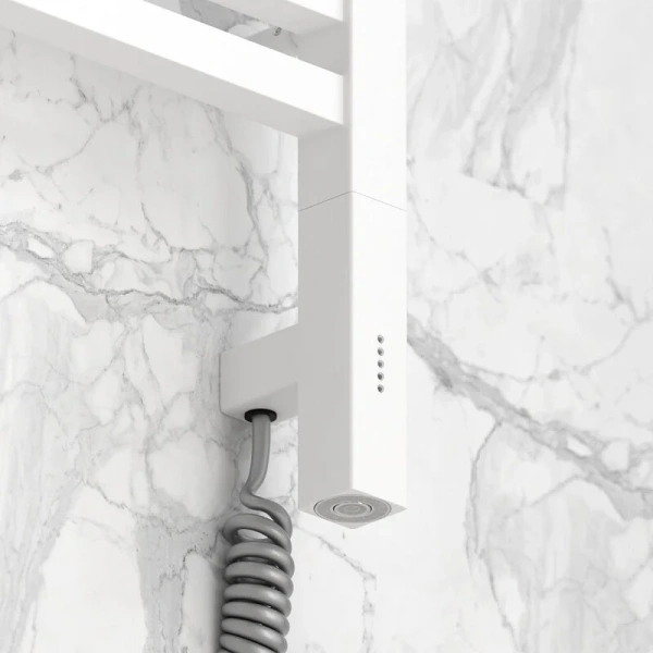 Полотенцесушитель электрический Сунержа Модус 3.0 50x80 см правый белый матовый 30-5701-8050 (детальная фотография), белыe