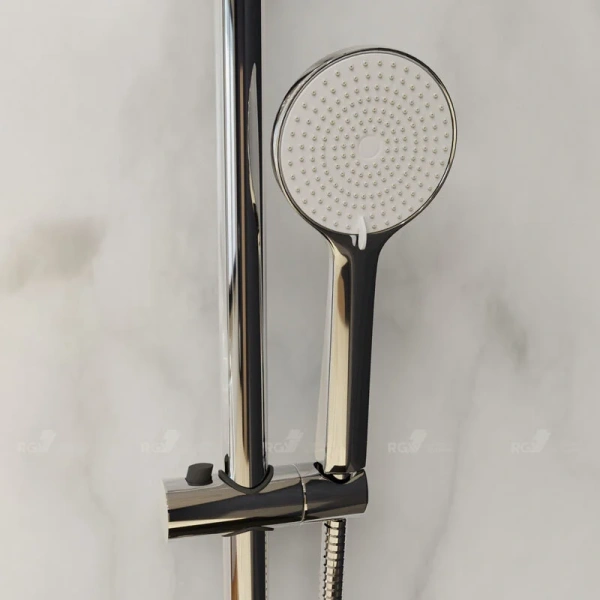 Душевая стойка RGW Shower Panels SP-33 хром 51140133-01 (детальная фотография), рычажные