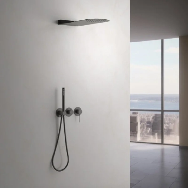 Душевой комплект Timo Saona черное золото SX-2340/18SM (детальная фотография), душевые комплекты, наборы