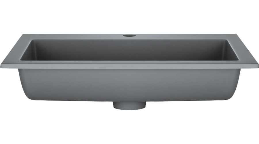 Раковина мебельная Vincea 60 см серая VCB-13600G (детальная фотография), в наличии