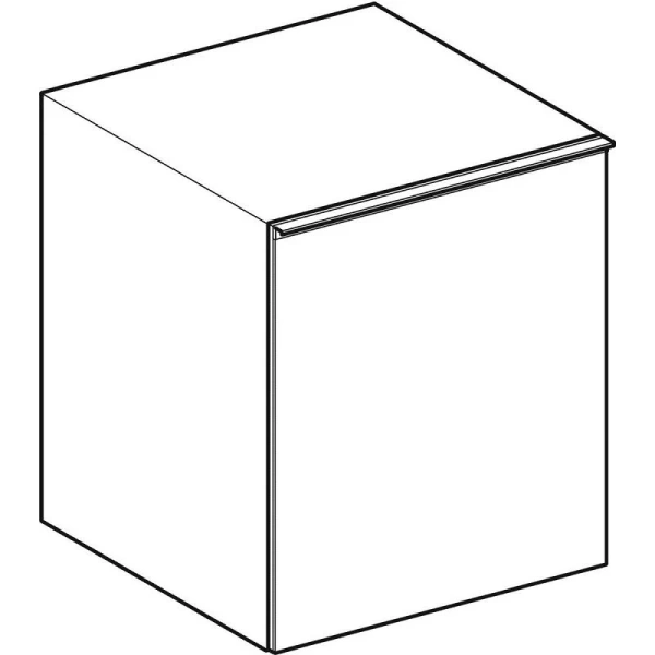 Тумба подвесная Geberit Acanto 45 см белая 500.618.01.2 (детальная фотография), в наличии